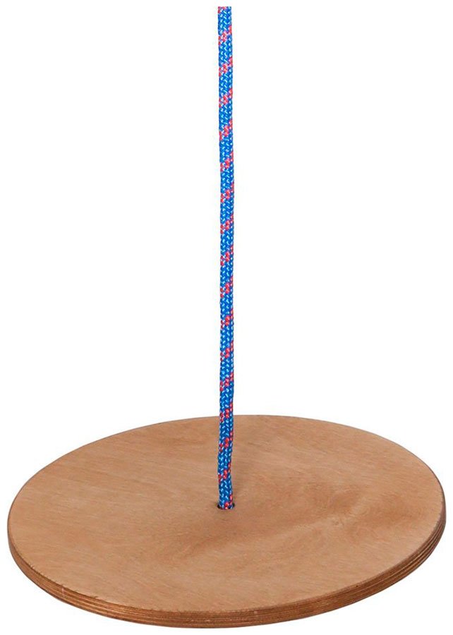 Игрушка деревянная для активного отдыха Moby Kids Тарзанка UFO диаметр 30 см. веревка 27 м. 962274