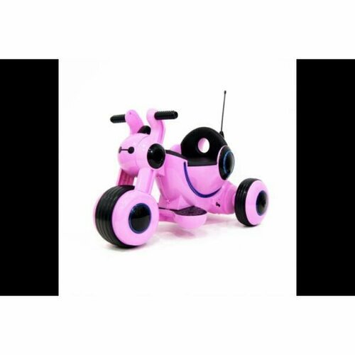 Детский электромотоцикл, цвет розовый - HL300-P