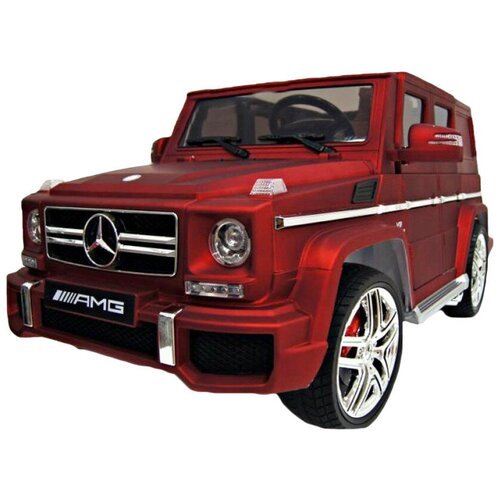 Детский электромобиль Mercedes-Benz G63 (K999KK) вишневый глянец (RiverToys)