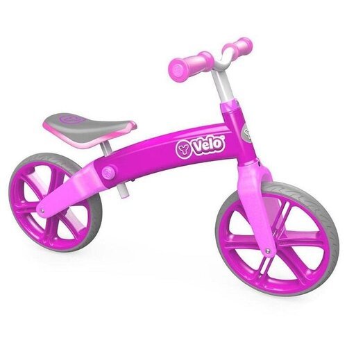 Беговел Yvolution Y-VELO Balance bike, розовый