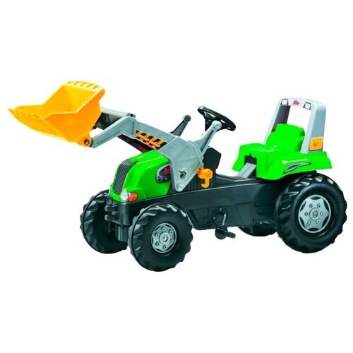 Веломобиль Rolly Toys Junior RT 811465, зеленый/желтый/серый