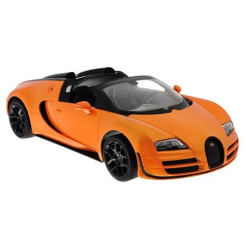 Легковой автомобиль Rastar Bugatti Grand Sport Vitesse (70400), 1:14, 33 см, оранжевый