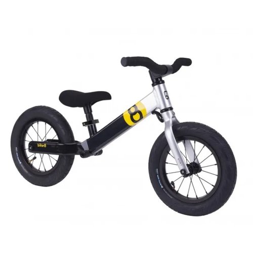 Беговел детский Bike8 - Suspension - Pro (Black-Silver)