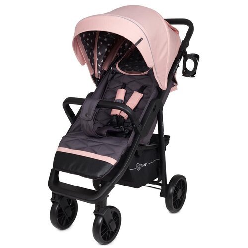 Прогулочная коляска RANT Vega Star, розовый, цвет шасси: черный