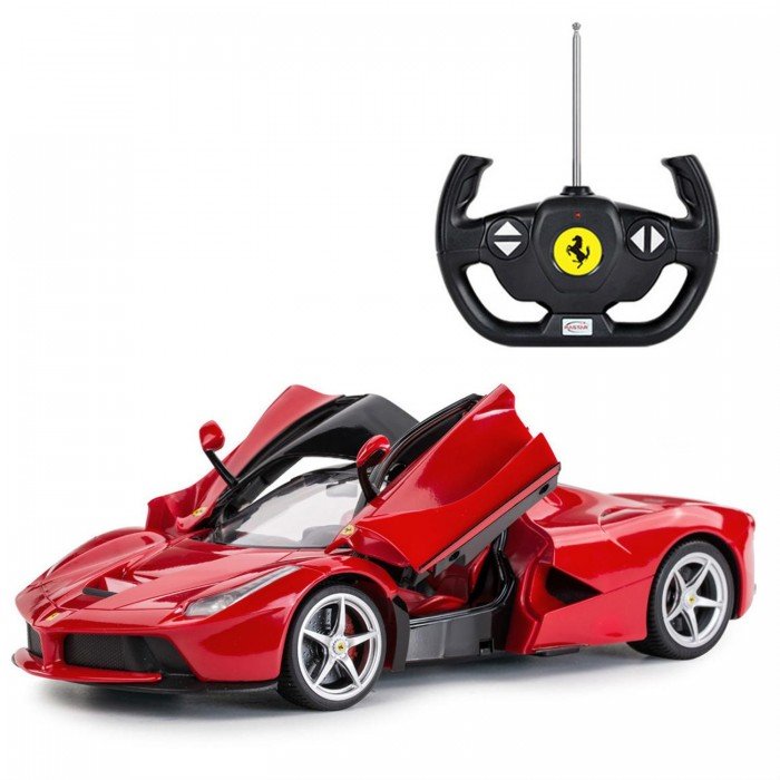 Радиоуправляемые игрушки Rastar Машина на радиоуправлении Ferrari LaFerrari со световыми эффектами 1:14