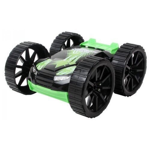 Машинка MKB Double roll stunt (5588-603), 20 см, зеленый/черный