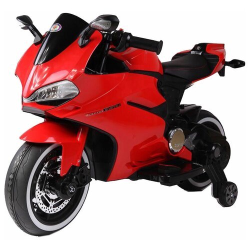 RiverToys Мотоцикл Moto А001АА, красный