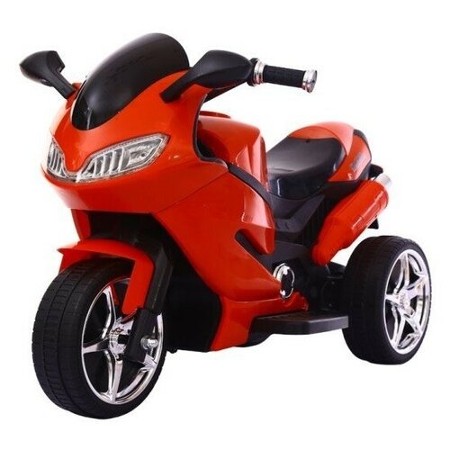 Мотоцикл эл., красный аккум. 6V4.5AH*1, макс нагрузка до 15кг, макс скорость 3,5km/h, свет, звук, ко