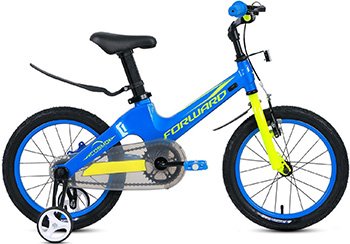 Велосипед Forward COSMO 16 (16'' 1 ск.) 2020-2021 синий 1BKW1K7C1004