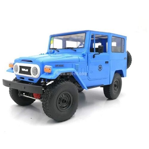 Радиоуправляемая машина WPL японский внедорожник FJ40 (голубая) 4WD 2.4G 1/16 KIT
