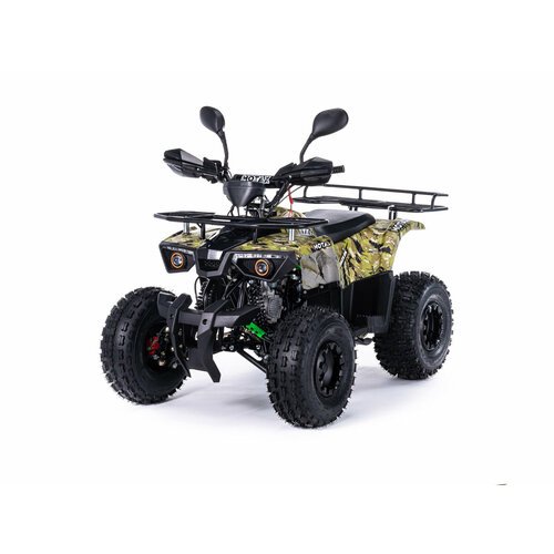 Квадроцикл бензиновый MOTAX ATV GRIZLIK SUPER LUX 125 сс NEW зеленый камуфляж