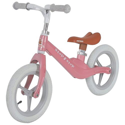 Беговел Sportsbaby Step by Step, с надувными колесами (цвет: розовый), арт. MS-333