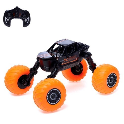 Внедорожник Le Neng Toys Акробат F5, 32 см, черный/оранжевый