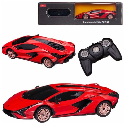Машина р у 1:24 Lamborghini Sian красный, 2,4 G. 97800R