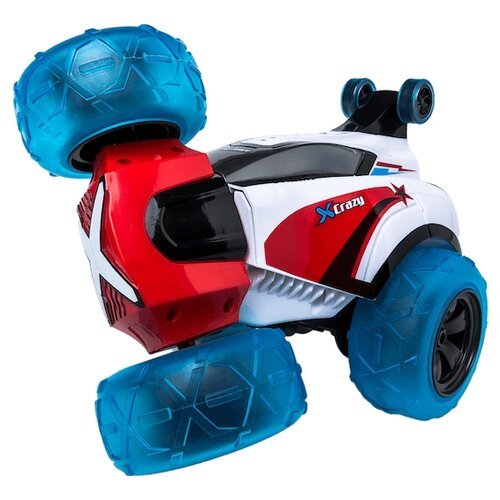 Машинка EXOST Crazy (20176), 1:18, 35.3 см, красный/белый/синий