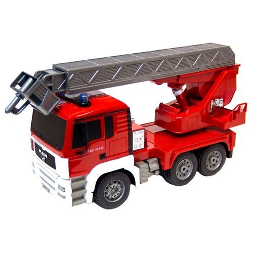 Пожарный автомобиль Double Eagle MAN E517-003, 1:20, 37 см, красный/серый/белый