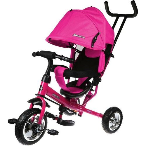 Трехколесный велосипед Moby Kids Start 10x8 Eva, розовый/черный