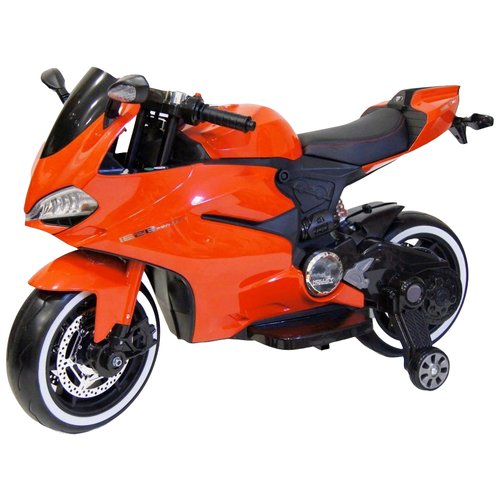 RiverToys Мотоцикл Moto А001АА, оранжевый