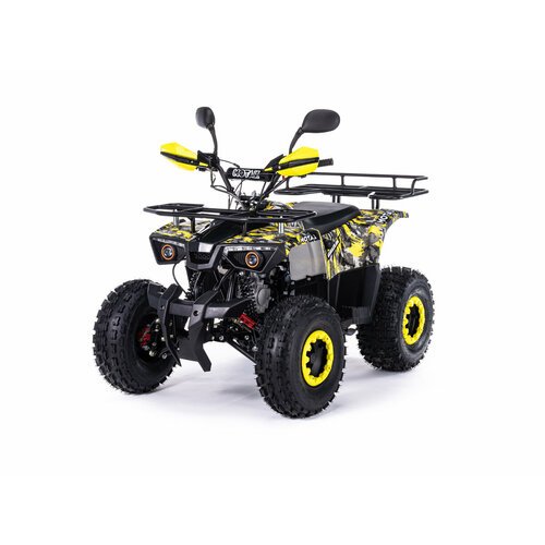 Квадроцикл бензиновый MOTAX ATV GRIZLIK SUPER LUX 125 сс NEW желтый камуфляж