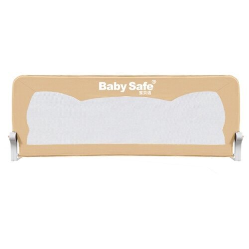 Baby Safe Барьер на кроватку Ушки 180 см XY-002C.CC, 180х42 см, бежевый
