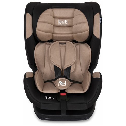 Автокресло детское с креплением ISOFIX Nuovita Maczione NiS3-1, группа 1/2/3, от 9 месяцев до 12 лет (Beige/Бежевый)