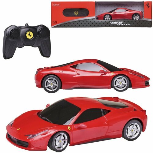 Машина р у 1:24 Ferrari 458 Italia, цвет красный 46600R