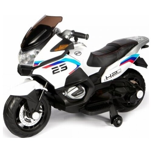 Детский электромотоцикл XMX (белый, EVA, с ручкой газа, 12V) - XMX609-WHITE