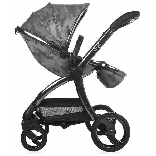 Прогулочная коляска EGG Egg Stroller, camo grey/anodised chassis, цвет шасси: серый