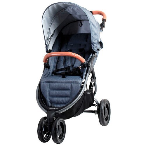 Прогулочная коляска Valco Baby Snap Trend, denim, цвет шасси: черный