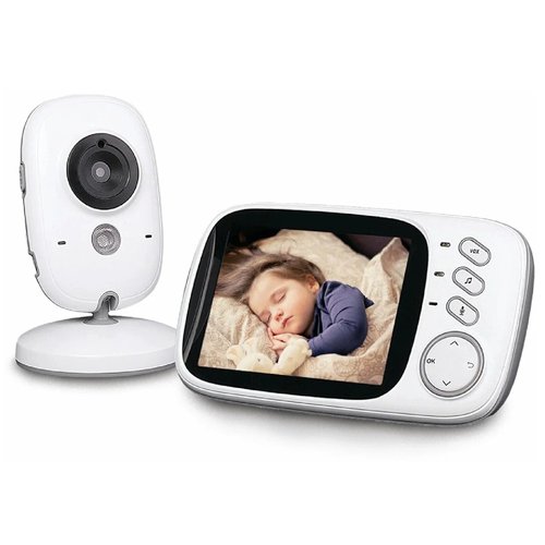 Беспроводная видеоняня Baby Monitor ВМ603603 с радиусом действия до 300 м, радио видео няня / Радионяня с камерой и монитором