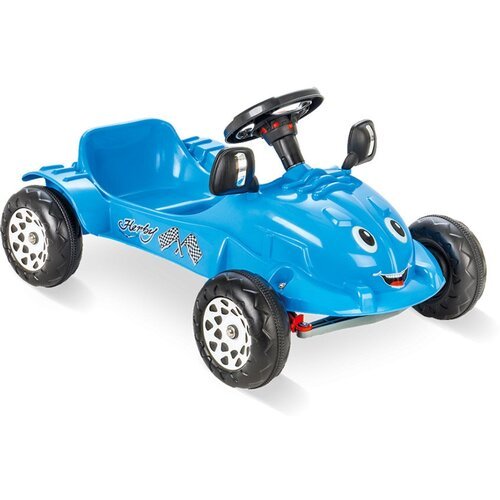 Детская педальная машина Pilsan Herby Car голубой