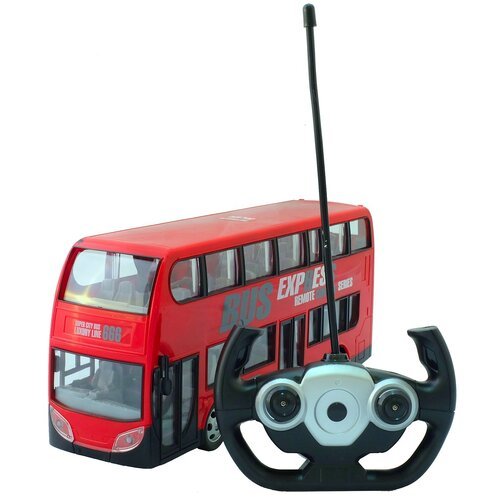 Автобус HK Industries 666-691A, 30 см, красный