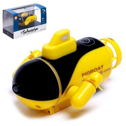 Подводная лодка радиоуправляемая 'Батискаф', световые эффекты, цвет желтый 7263121